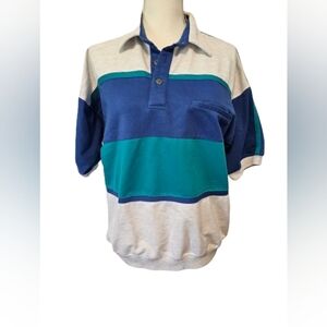 Ash Creek Trading Vintage Short Sleeve Polo Men's Size Large